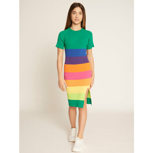 Платье to be too, размер 158, мультиколор шорты to be too разноцветный 140