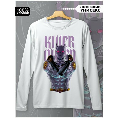 фото Лонгслив hypnotica, размер l, белый