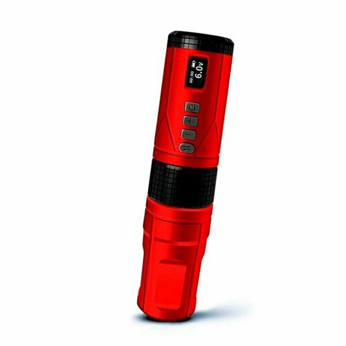 Беспроводная роторная машинка для тату и перманентного макияжа BRONC Wireless Pen V8 red красный