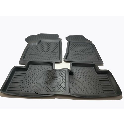 Резиновые коврики в салон для Лада Приора, 2110-12