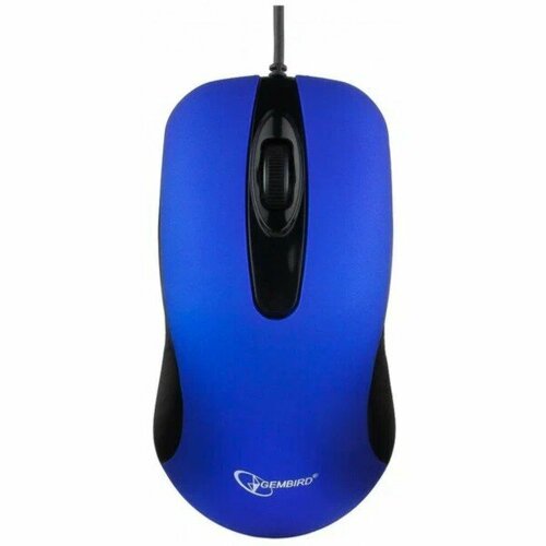 Мышь Gembird MOP-400-B темно-синий USB 1000DPI 120400₽