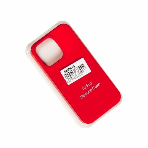 Case / Чехол Soft Touch для Apple iPhone 13 Pro, красный силиконовый чехол baseus для apple iphone 13 pro красный