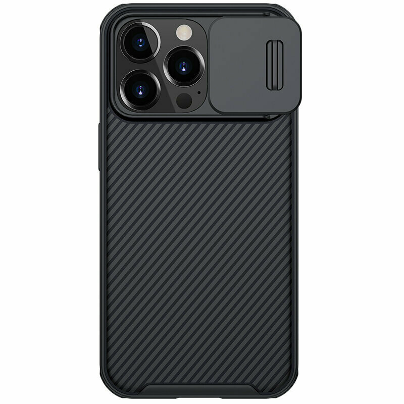 Чехол усиленный для смартфона iPhone 13 Pro от Nillkin, серия CamShield Pro Case, с сдвижной крышкой для камеры