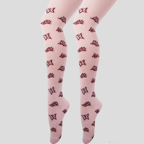 Колготки PARA socks, размер 98/104, розовый колготки para socks размер 98 104 бордовый