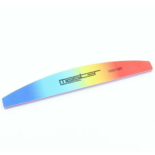 Пилка MASTER Professional 100х180 полукруглая радуга