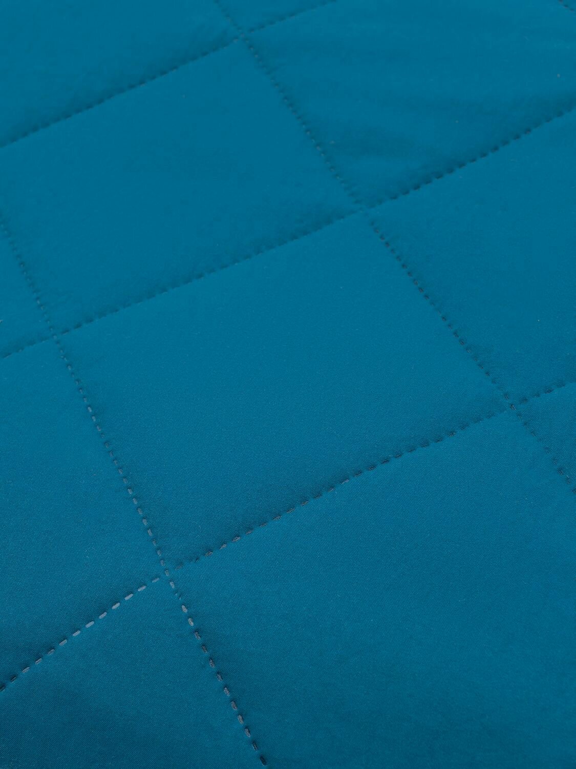 HILLSON Покрывало на кровать, диван 120х200 лофт цвет бирюзовый, поликоттон — фото 1