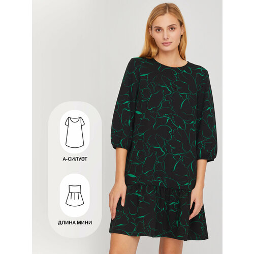 фото Платье zolla, размер xs, черный