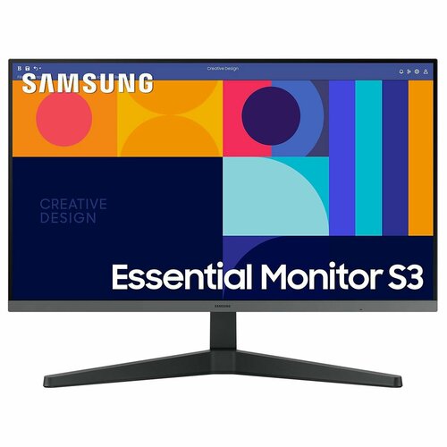 27 Монитор SAMSUNG S27C330GAI, IPS, 1920x1080, 100Hz, черный монитор samsung 27 s27a600nwc ips ls27a600nwcxzw