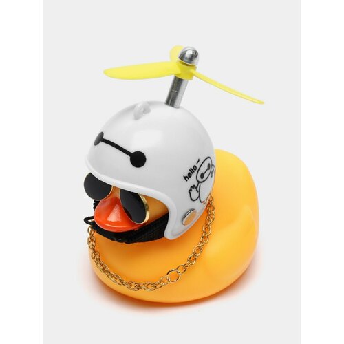Игрушка Утка в шлеме и очках с пропеллером в машину Цвет Приглушённый хаки 799₽