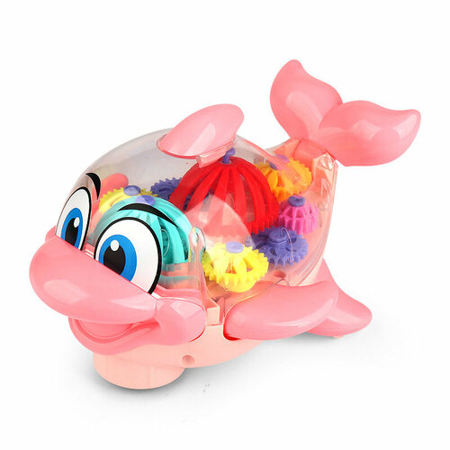 игрушки для ванны огонек игрушка дельфинчик Интерактивная, музыкальная игрушка
