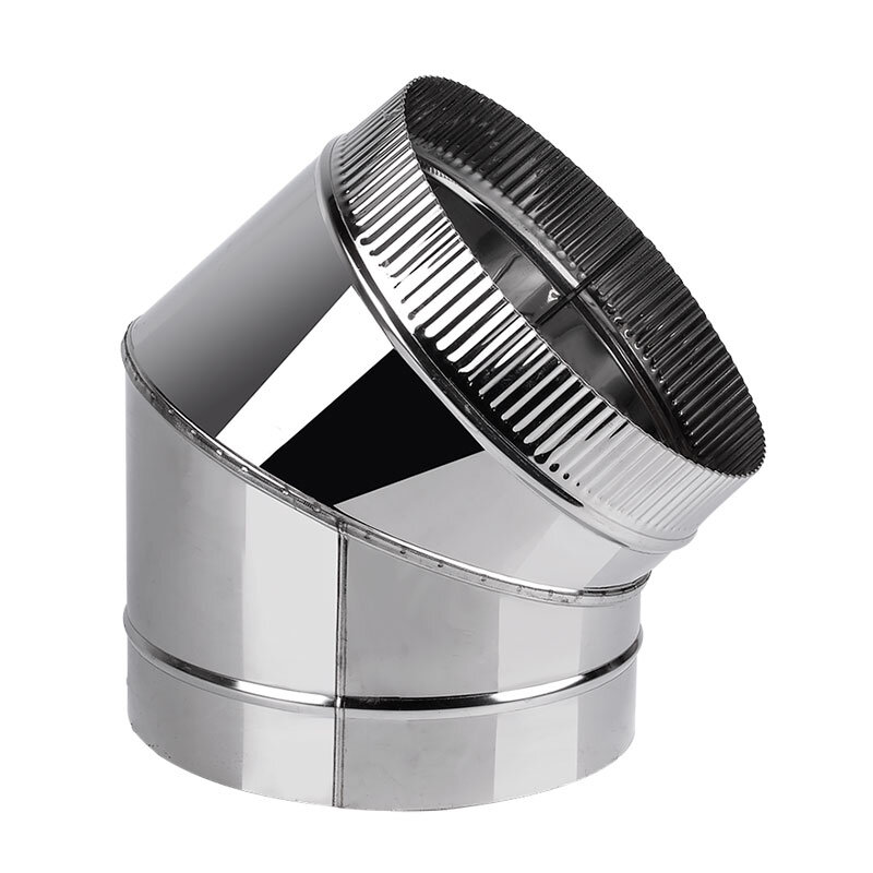 фото Угол 45° нержавейка 0.5 мм d150