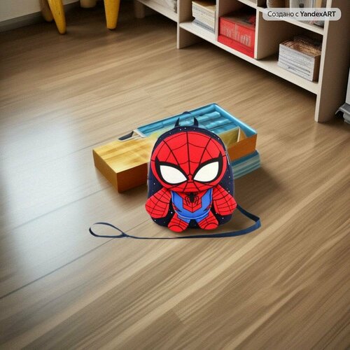 Рюкзак детский, Текстиль, SUPER HERO Spider- man MARVEL