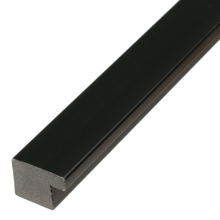 фото Завершающая рейка черная гладкая 22х16х2900 мм 10123445