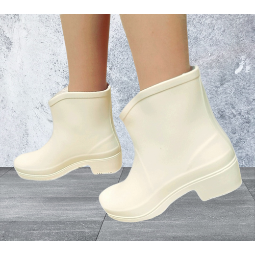 Полусапоги, размер 36, белый мужские резиновые ботинки vxo короткие уличные водонепроницаемые сапоги для мойки автомобиля рыбалки легкие полусапоги для дождливого дня