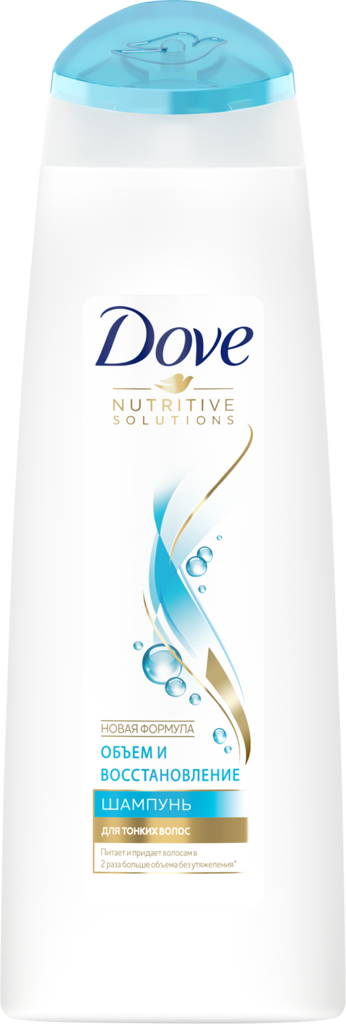 Шампунь для тонких волос объем и восстановление ТМ Dove (Дав)