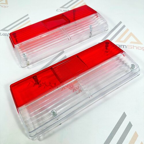 Стекла задних фонарей Lada ВАЗ 2107 Красно - белые 1200₽