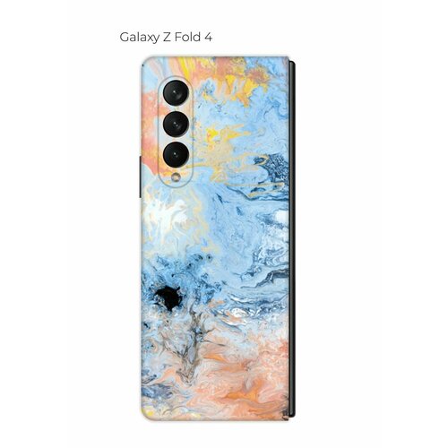 силиконовый чехол волк в поле на samsung galaxy z fold 4 самсунг галакси зет фолд 4 Гидрогелевая пленка на Galaxy Z Fold 4 заднюю панель / защитная пленка для Samsung Galaxy Z Fold 4