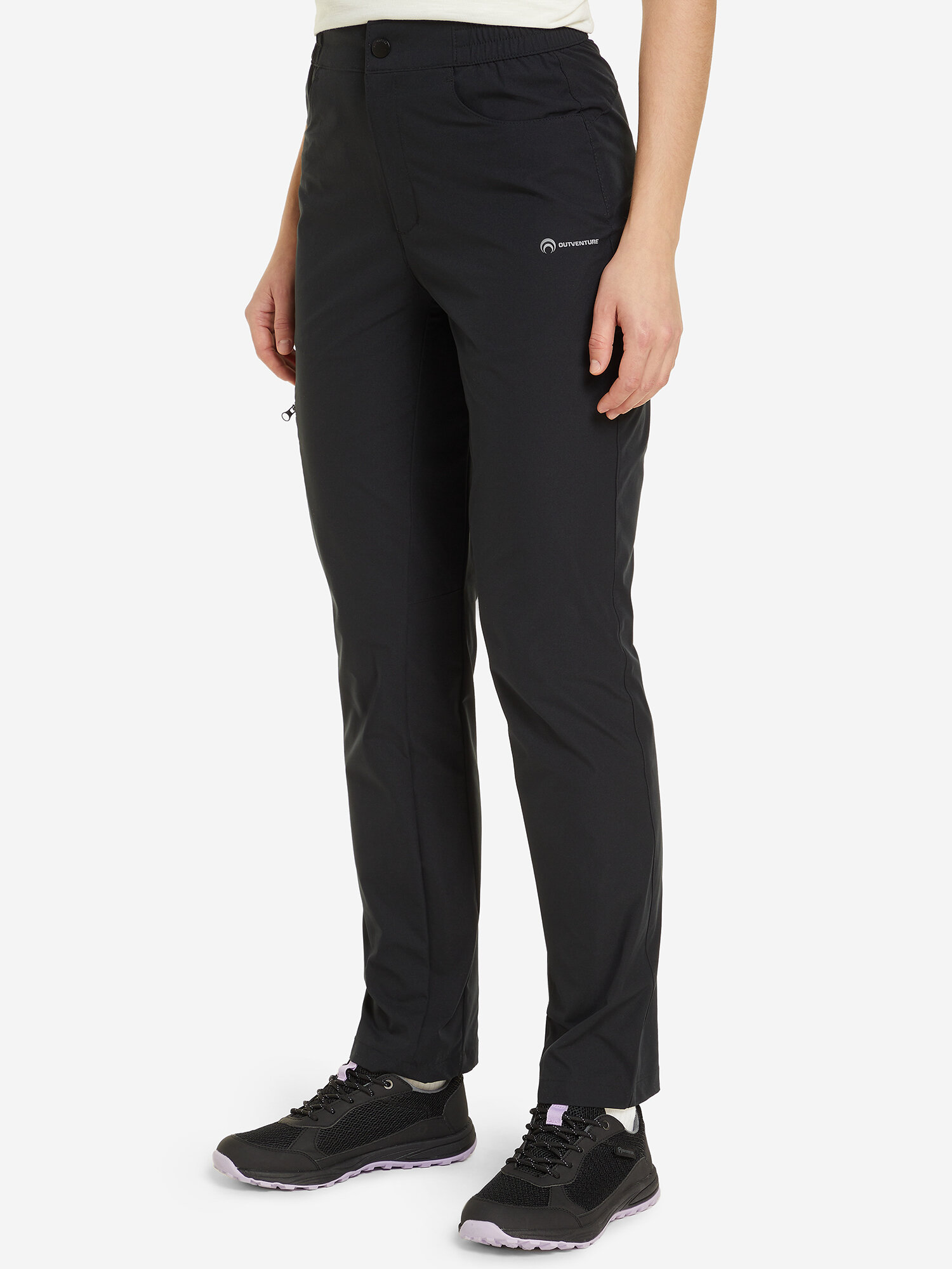 фото Брюки женские Outventure Черный; RUS: 42, Ориг: 42