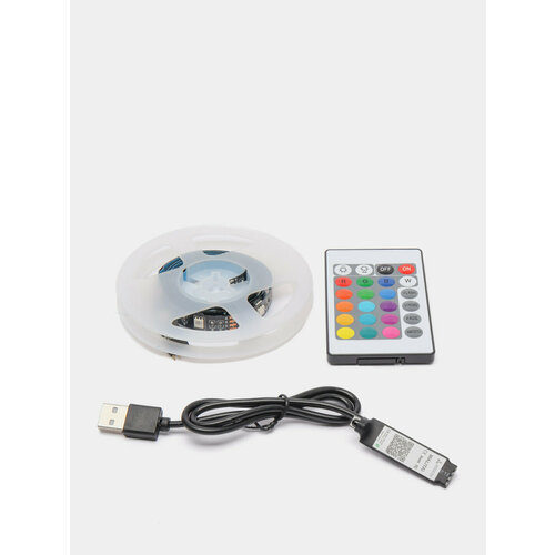 Светодиодная лента RGB USB и Bluetooth со светомузыкой длина 2 метра 1399₽
