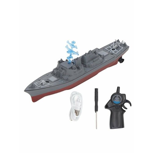 фото Радиоуправляемый военный корабль, 2.4ггц цдм игрушки