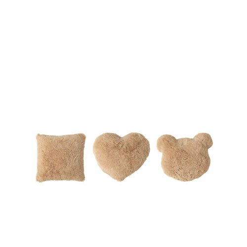 Подушка декоративная Плюш Casaentera CE03-22274 бежевый 300х300 1644₽