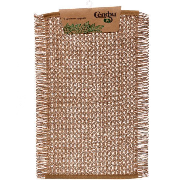 фото Салфетка на стол 30*45см «Бохо» плетеная, цвет пшеничный