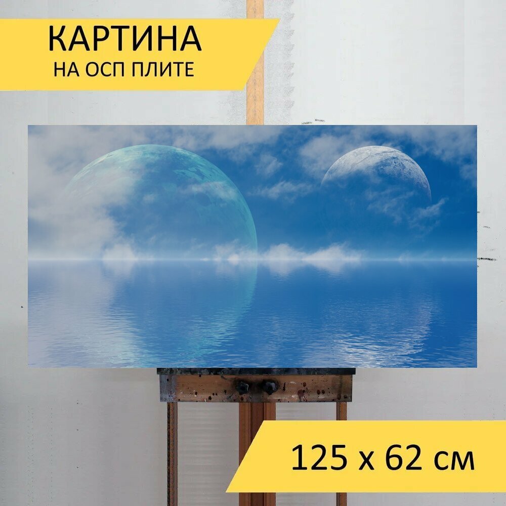 Картина на ОСП 125х62 см. 