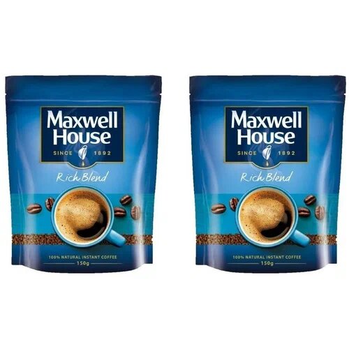 Кофе растворимый MAXWELL HOUSE 150 гр 2шт