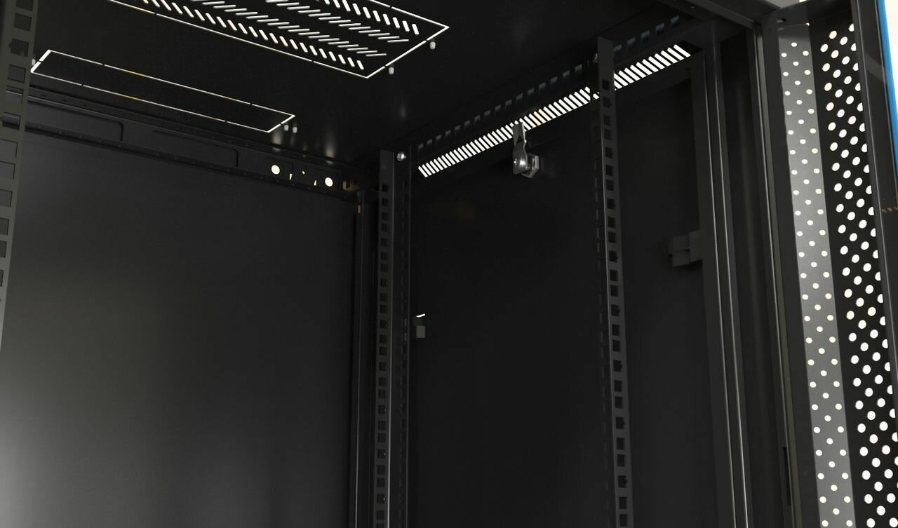 Шкаф настенный 19", 9U Hyperline - фото №3