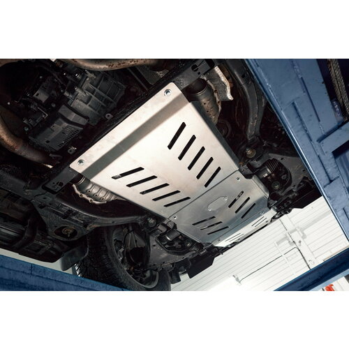 Защита картера двигателя и КПП BMS для Тойота Ленд Крузер 300 4.0 л сталь 3мм