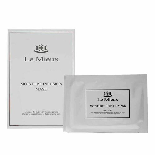 Маска интенсивное увлажнение 4 шт Le Mieux Moisture Infusion Mask 4 шт укрепляющая маска для глаз 4 шт le mieux eye firming mask 4 шт