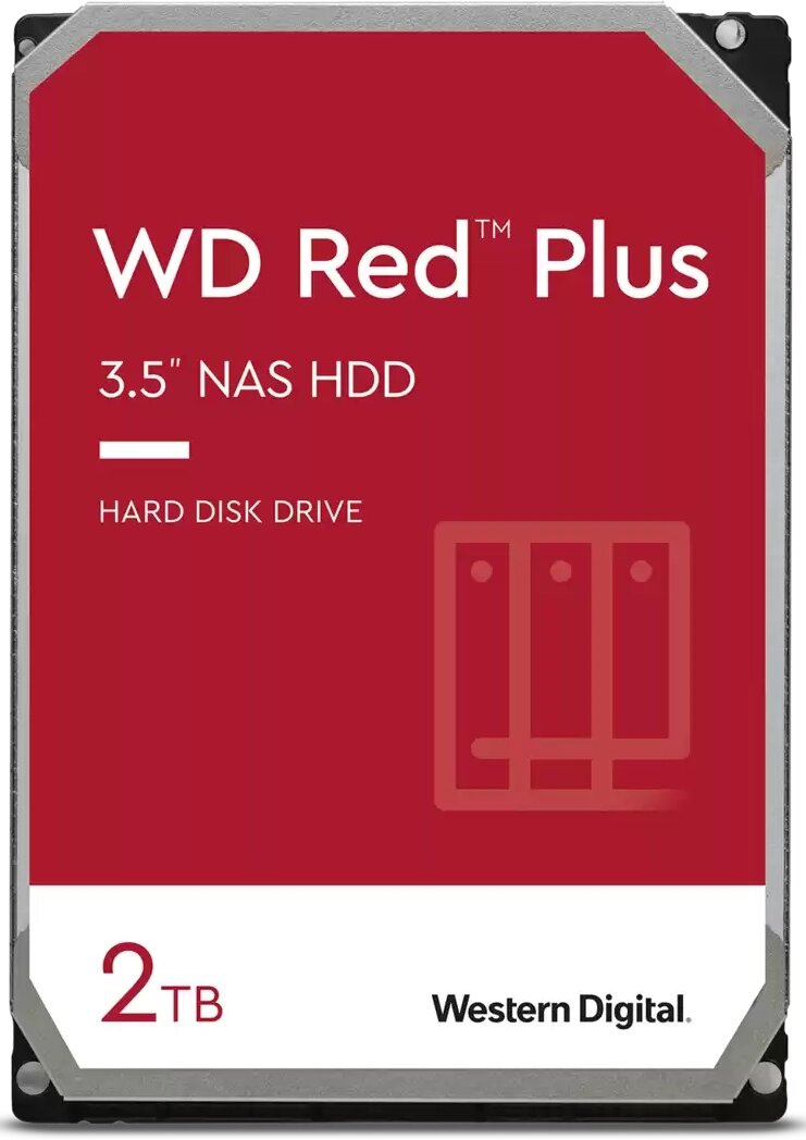 Жесткий диск Western digital Red Plus 2 Тб WD20EFPX