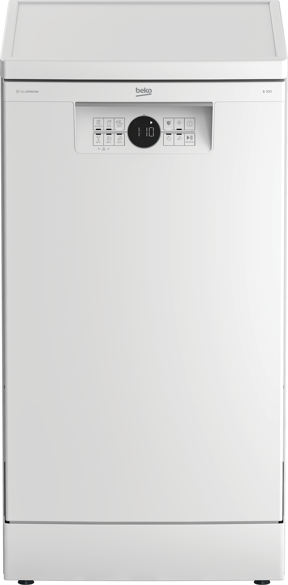 Узкая посудомоечная машина Beko BDFS26120WQ, 45 см, белый