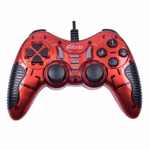 Проводной геймпад Ritmix GP-007 красный 80000₽