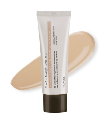 TheYEON BB-крем успокаивающий SPF 36/PA++ - 2X calming cover fit bb cream 002 natural beige, 50мл