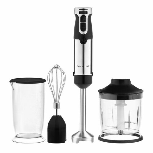 Блендер Galaxy LINE GL 2142 погружной 1350 Вт 0507 л 12 скоростей серебристо-чёрный 520600₽
