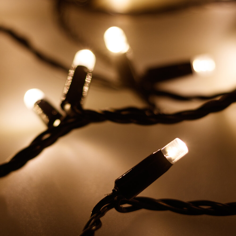 Светодиодная Гирлянда Arlight Ard-string-classic-10000-black-100led-std Warm (230v, 7w) 025794 - фото №5