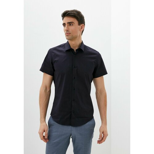 фото Рубашка bawer, размер m, синий