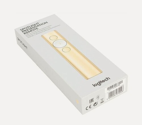 Изображение товара Презентер LOGITECH Spotlight Presentation Remote, золотой (910-004862)