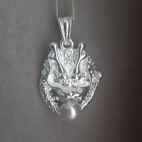 фото Подвеска fashion jewelry, искусственный камень, серебряный