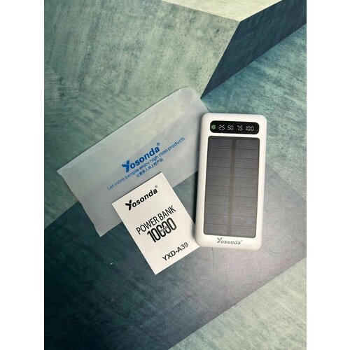 Повербанк с солнечной батареей Pover Bank 10000 mAh 231000₽