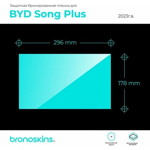 Глянцевая Защитная пленка мультимедиа BYD Song Plus