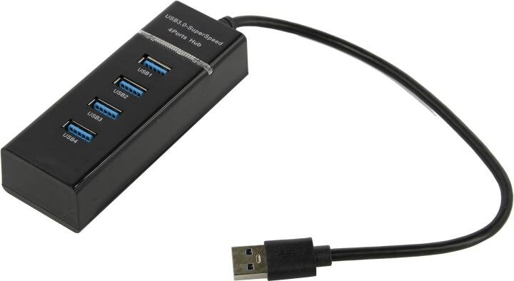 Концентратор KS-IS 1*USB 3.0 3*USB 2.0 F в USB 3.0 Type A M - фото №7