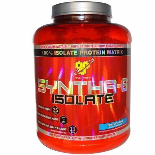 фото Протеин bsn syntha-6 isolate (4 lb), vanilla ice cream
