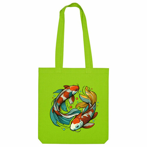 фото Сумка шоппер us basic, зеленый