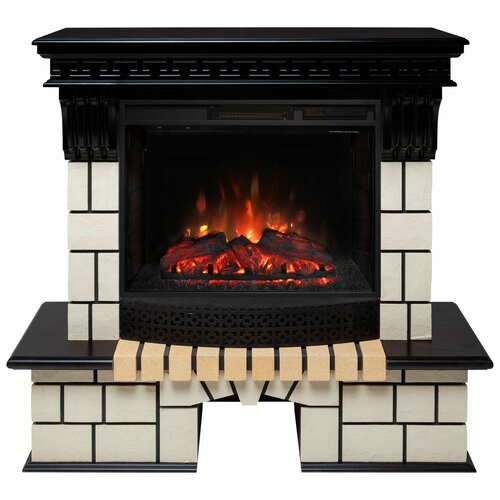 домашний электрокамин real flame stone brick 25 25 5 с очагом evrika 25 5 led Электрокамин RealFlame STONE R 25/25.5 AO-287 с очагом Sparta 25,5 LED