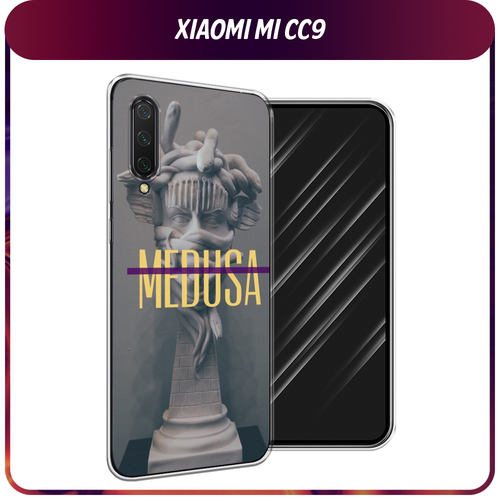 Силиконовый чехол на Xiaomi Mi CC9/Mi A3 Lite/Mi 9 Lite / Сяоми Mi CC9 Medusa матовый силиконовый чехол коллаж греческие скульптуры на xiaomi mi cc9 сяоми mi cc9