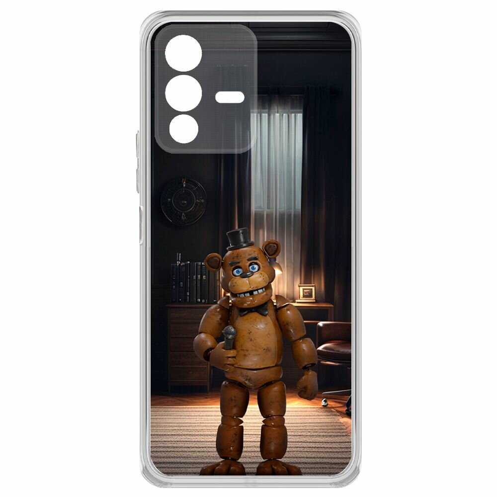 Чехол-накладка Krutoff Clear Case фнаф - Медведь Фредди для Vivo V23