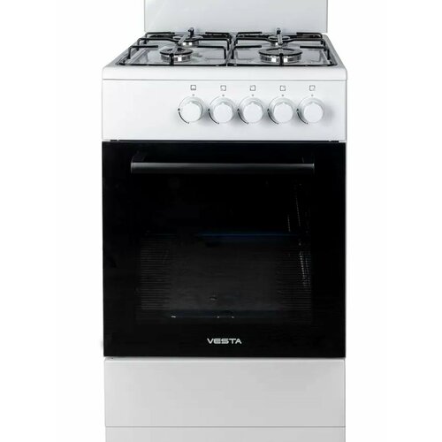 Газовая плита VESTA- BERGAMO VGG 60211 белая в размере 60 на 60 19000₽