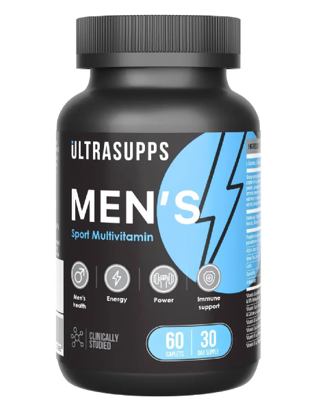 Ultrasupps Men's Sport Multivitamin, 60 каплет